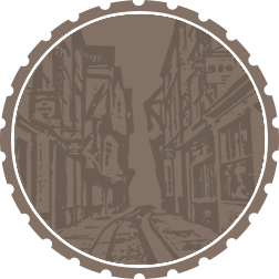 Brown Badge Background